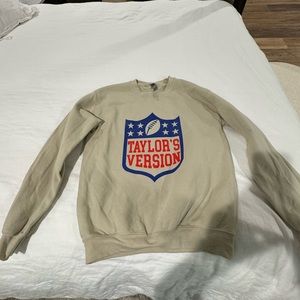 Taylors version football sweatshirt